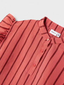 NAME IT Top Heik Spiced Coral Madder Brown